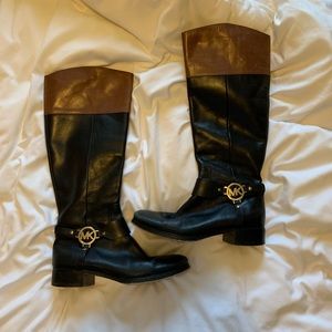 MICHAEL KORS two tone boots